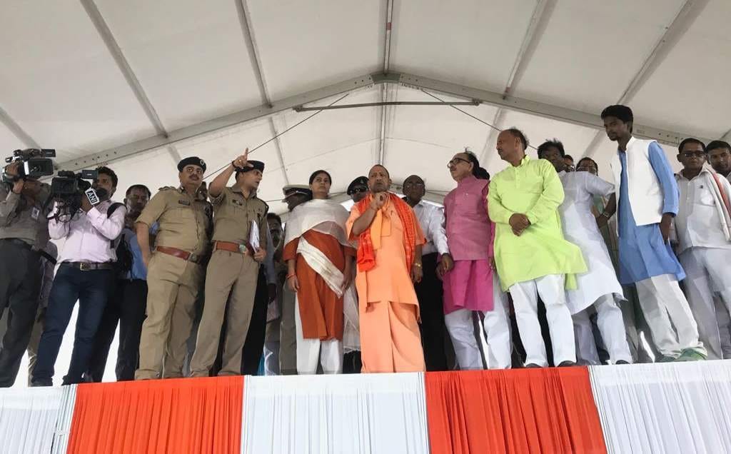 Yogi Adityanath inspection in purvanchal for PM tour preparations