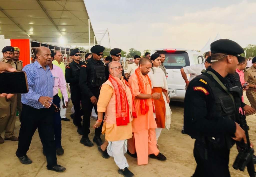 Yogi adityanath said in mirzapur no security collapse of prime minister