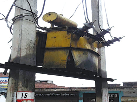 Lightning damaged railway equipment blighted, transformer blows