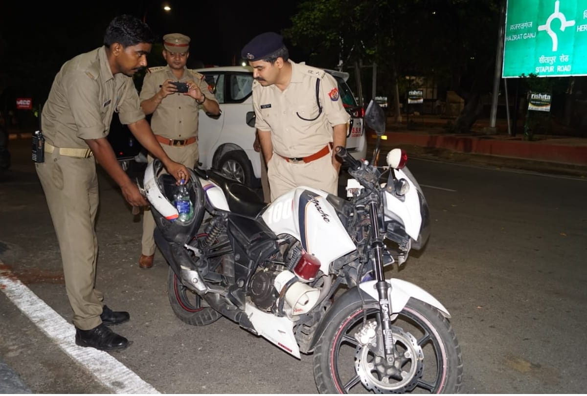ssp kalanidhi naithani inspection of lucknow security