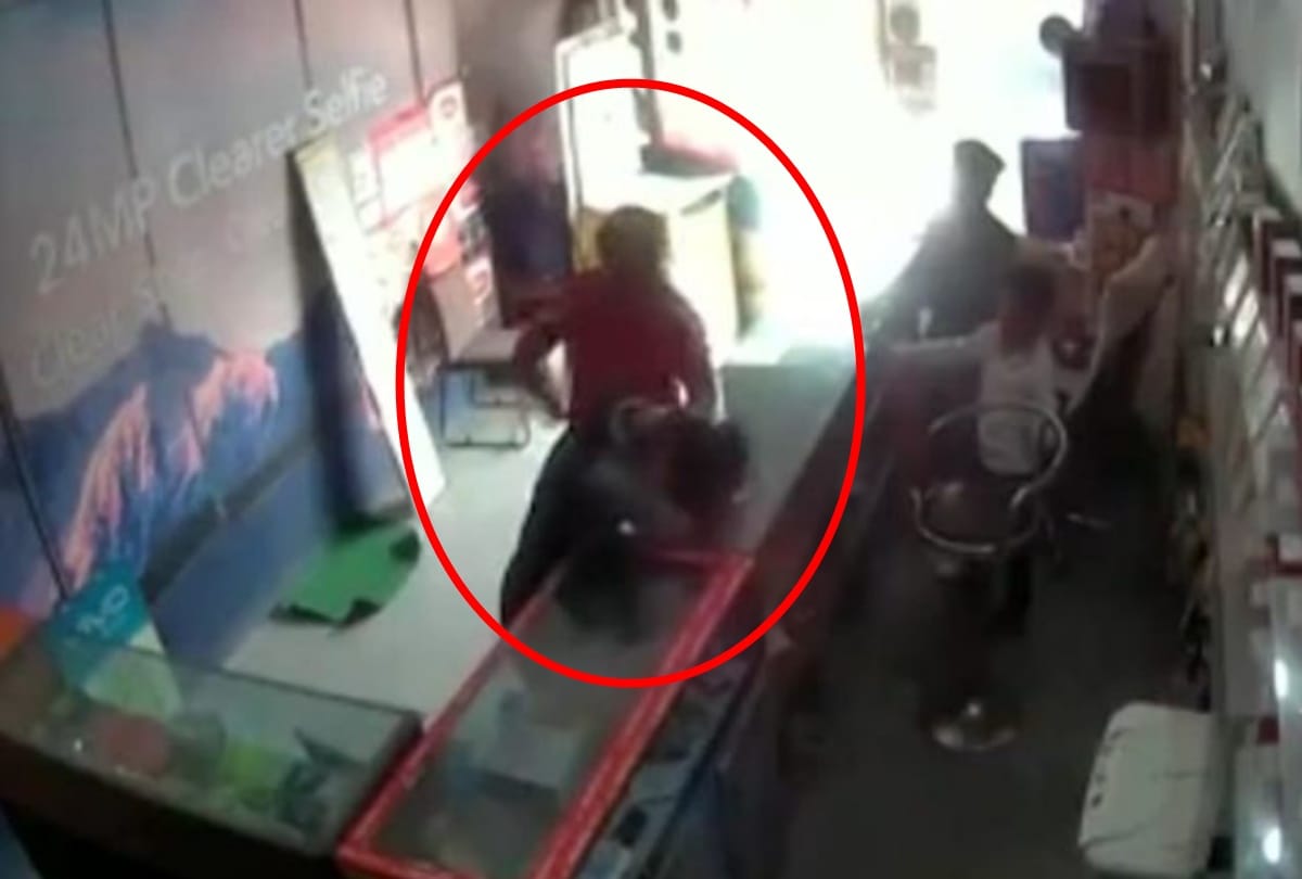 CCTV caught on minor beaten for allegedly rejecting proposal in delhi