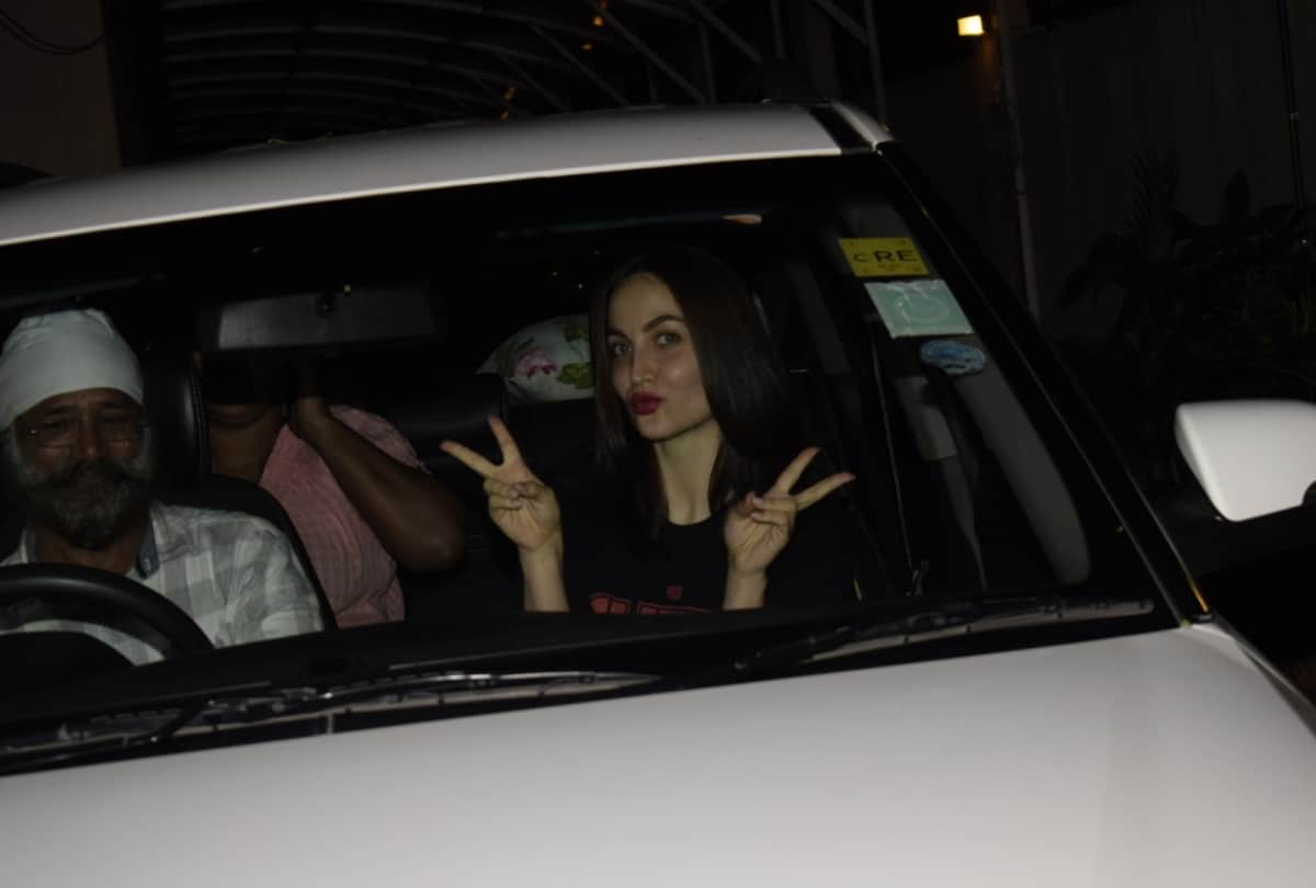 Fatima Sana Shaikh and Eli Avram spotted at salon in mumbai