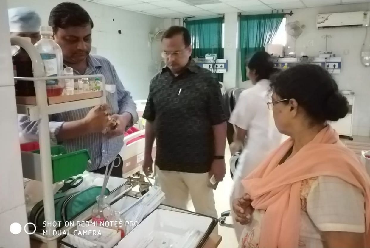 पीआईसीयू में गंदगी, सीएमओ हुए नाराज