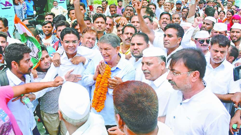 jan akrosh rally of congress in roorkee
