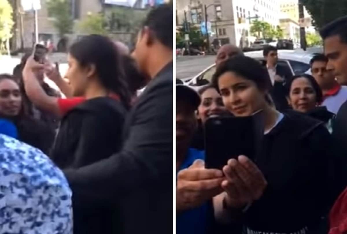 female fans misbehave with katrina kaif in canada