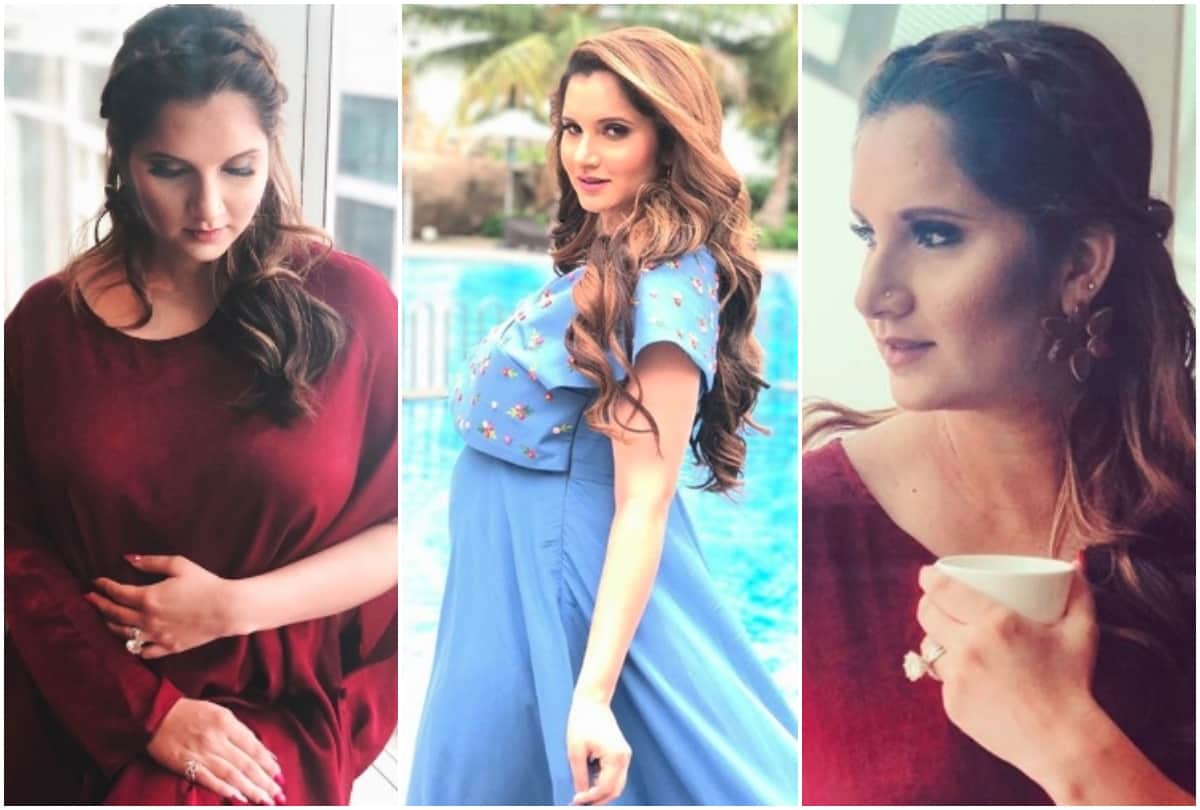 Sania Mirza baby bump photo shoot viral 