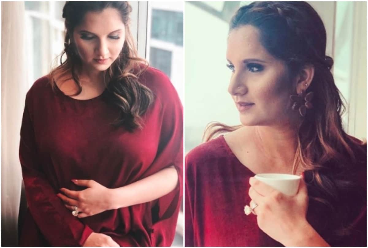Sania Mirza baby bump photo shoot viral 