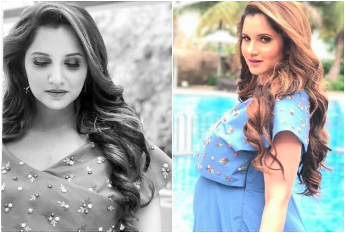 Sania Mirza baby bump photo shoot viral 