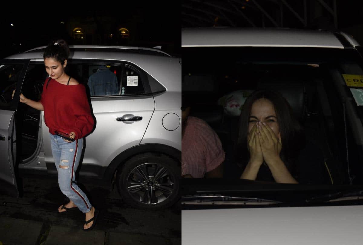 Fatima Sana Shaikh and Eli Avram spotted at salon in mumbai