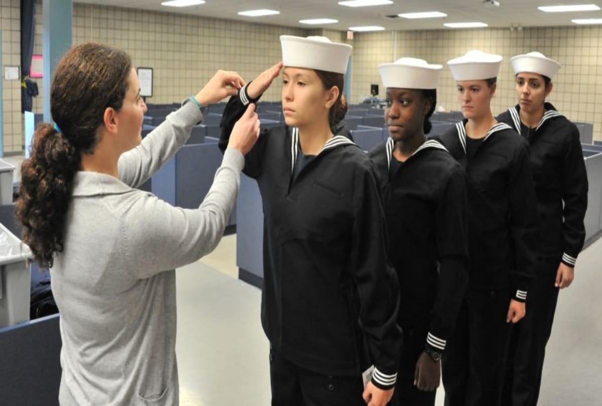 Now US Navy allows female sailors to make other types of hairstyles like ponytails