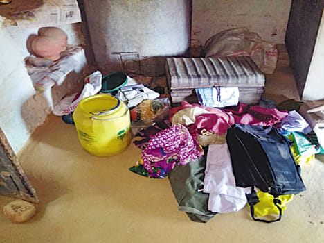 1 million stolen by putting cash in two houses