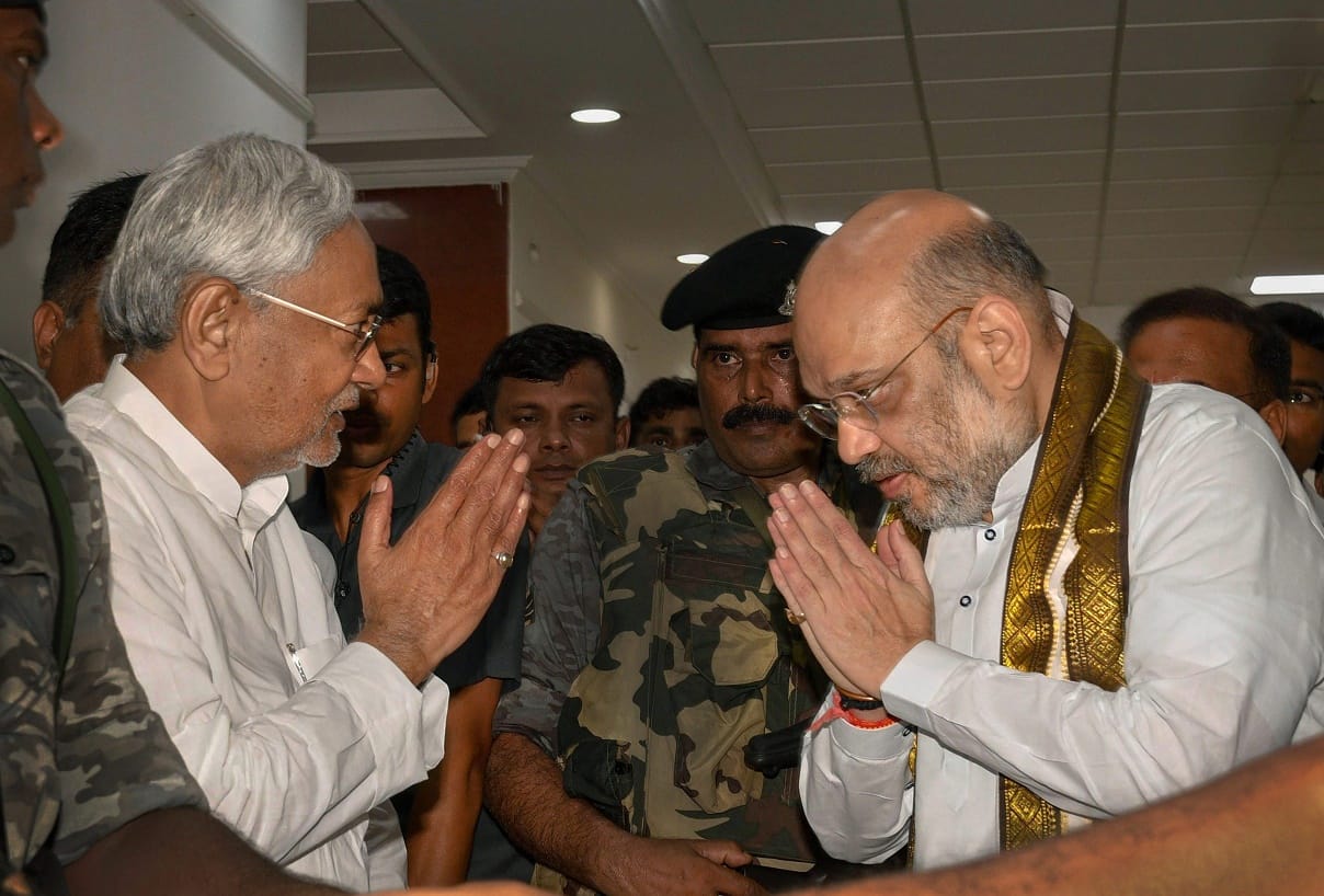 Nitish Kumar Is With Us says Amit Shah In Patna