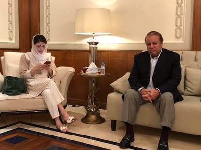 Nawaz Sharif will return to Pakistan with his daughter Maryam nawaz 