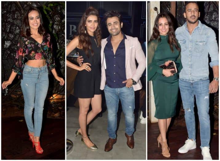 Anita Hassanandani Surbhi Jyoti Karishma Tanna looking glamorous in Pearl Puri birthday party