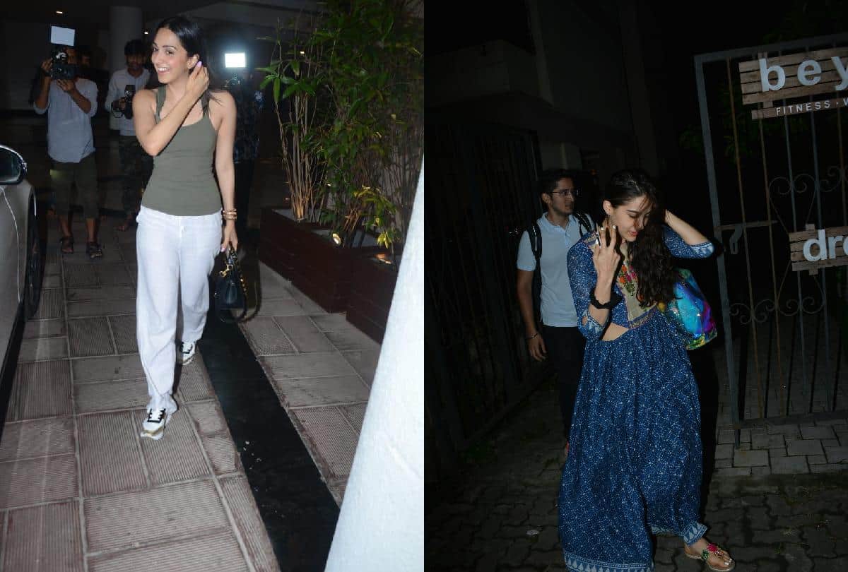 Sara Ali Khan and Kiara Advani had Spotted in mumbai