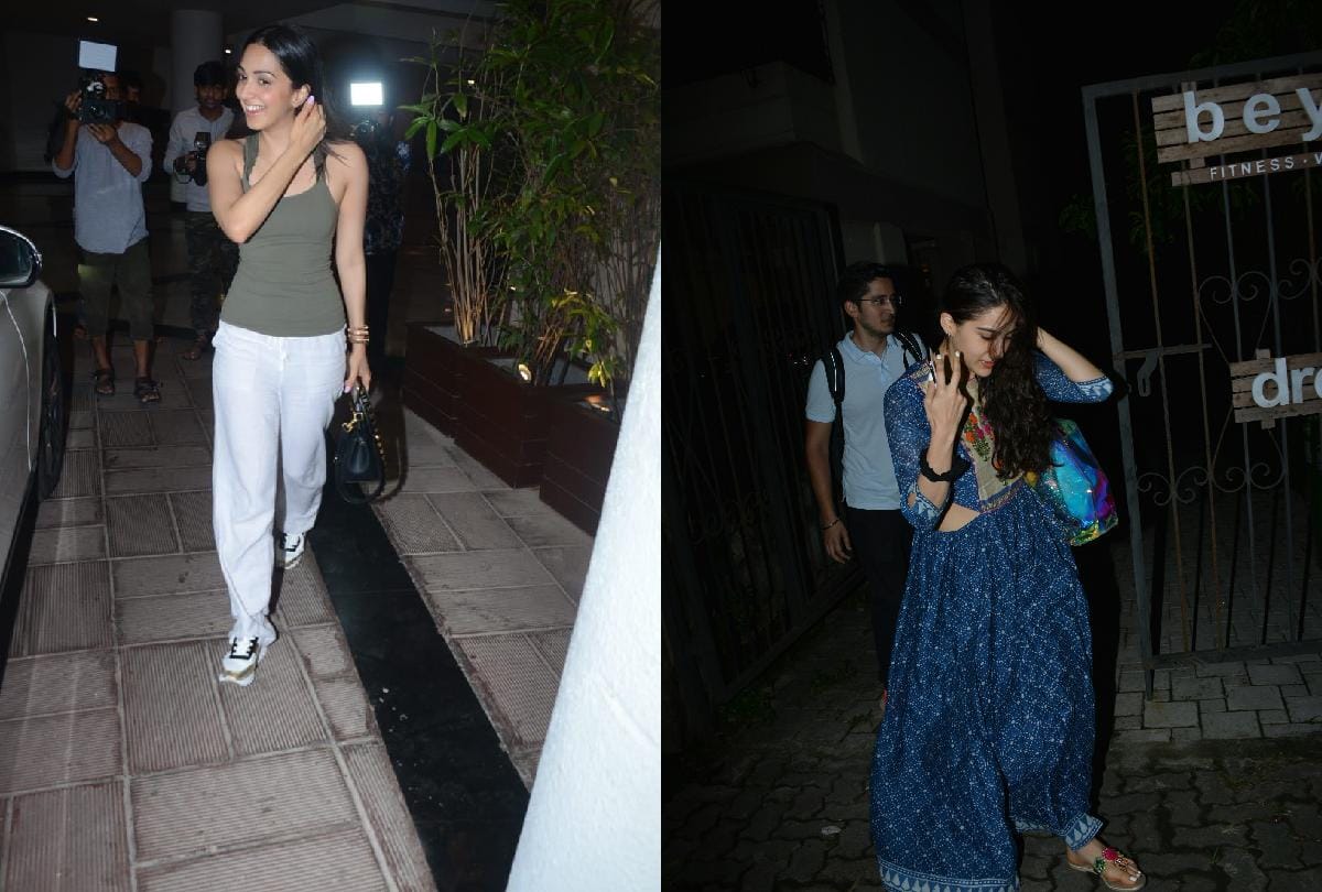 Sara Ali Khan and Kiara Advani had Spotted in mumbai
