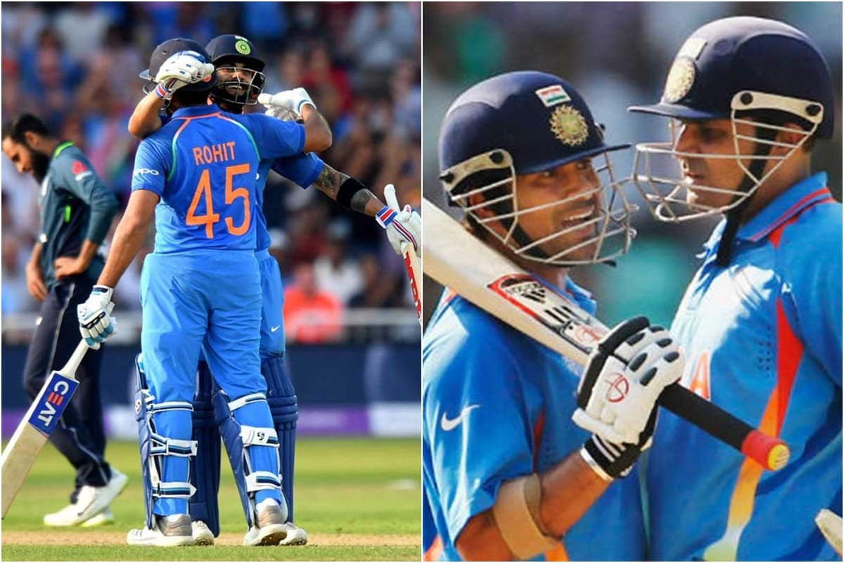 virat-rohit breaks the record of sachin-sehwag of most century partnerships