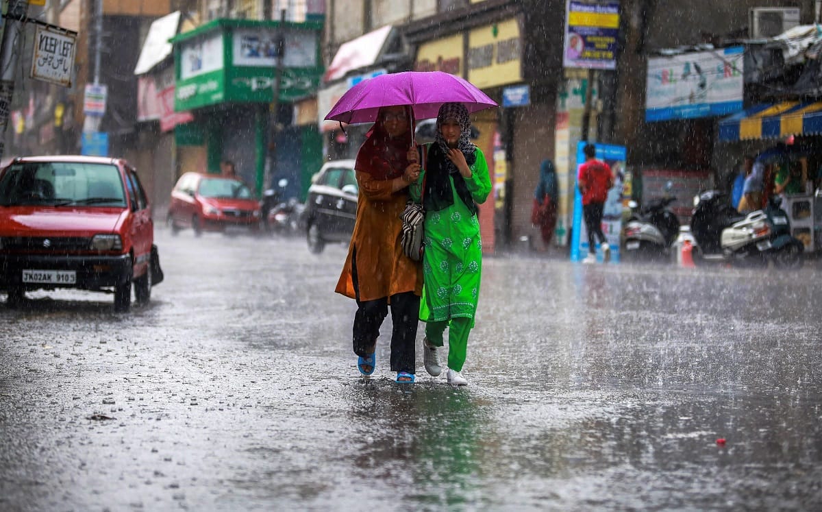 Delhi NCR has received light rain on Sunday morning