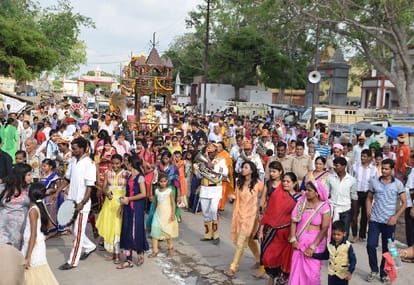 Jagannath rath yatra celebration in Mathura vrindavan
