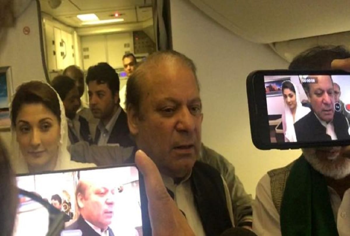 Nawaz Sharif will return to Pakistan with his daughter Maryam nawaz 
