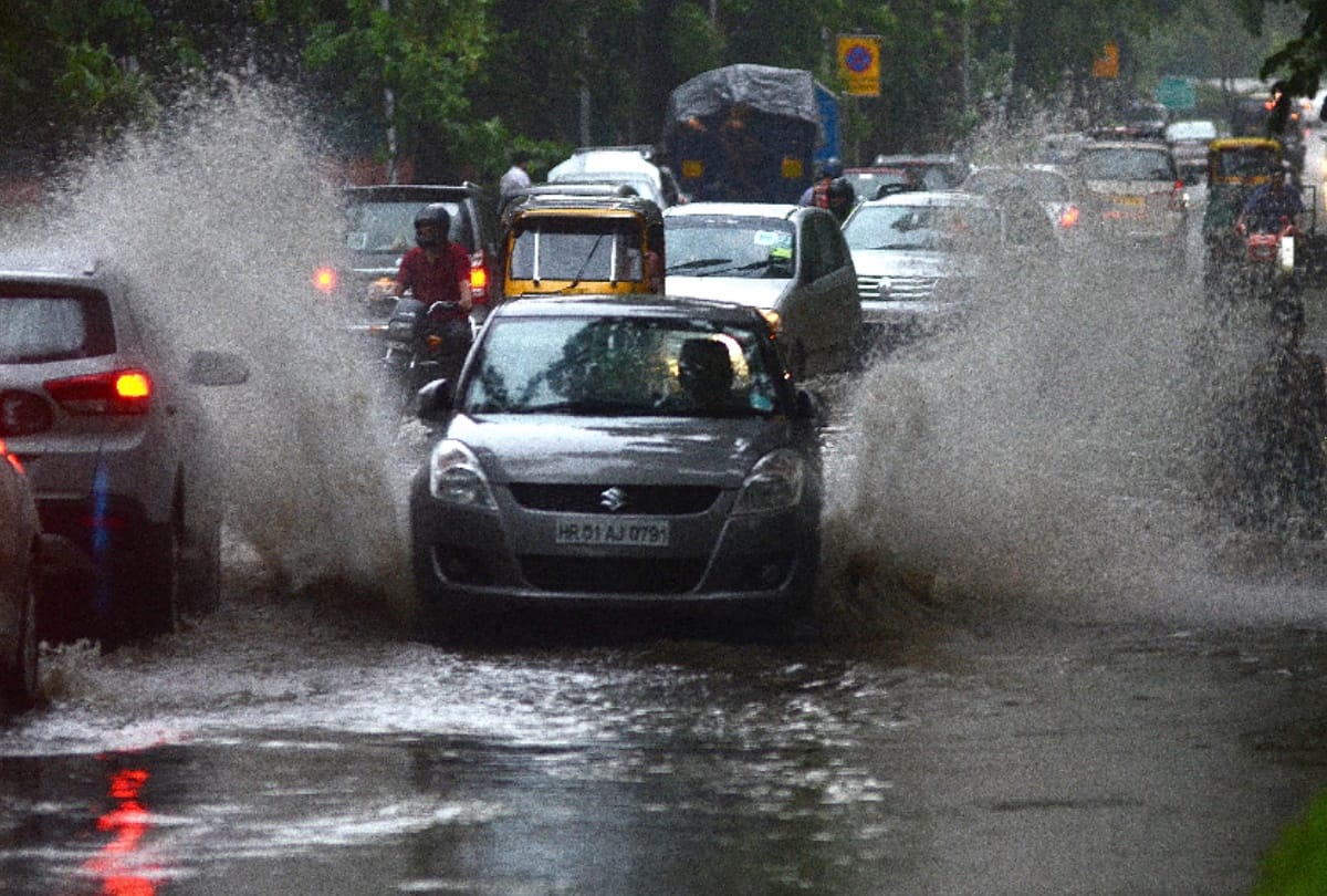 Delhi NCR has received light rain on Sunday morning