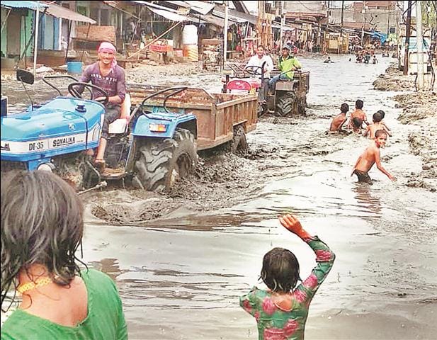  Rain: Relief from heat, making mud trouble