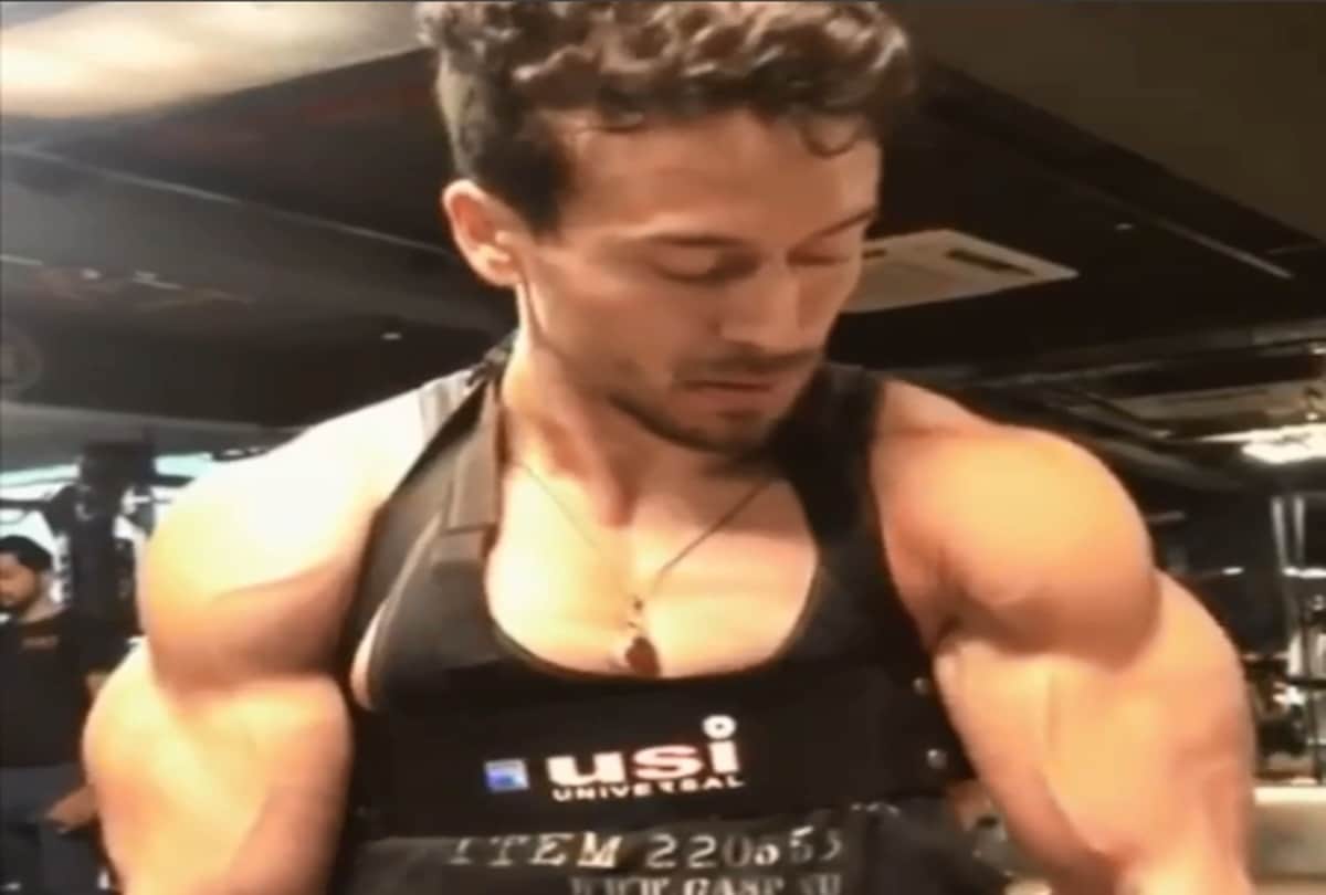 tiger shroff challenge hrithik roshan body building exercise video