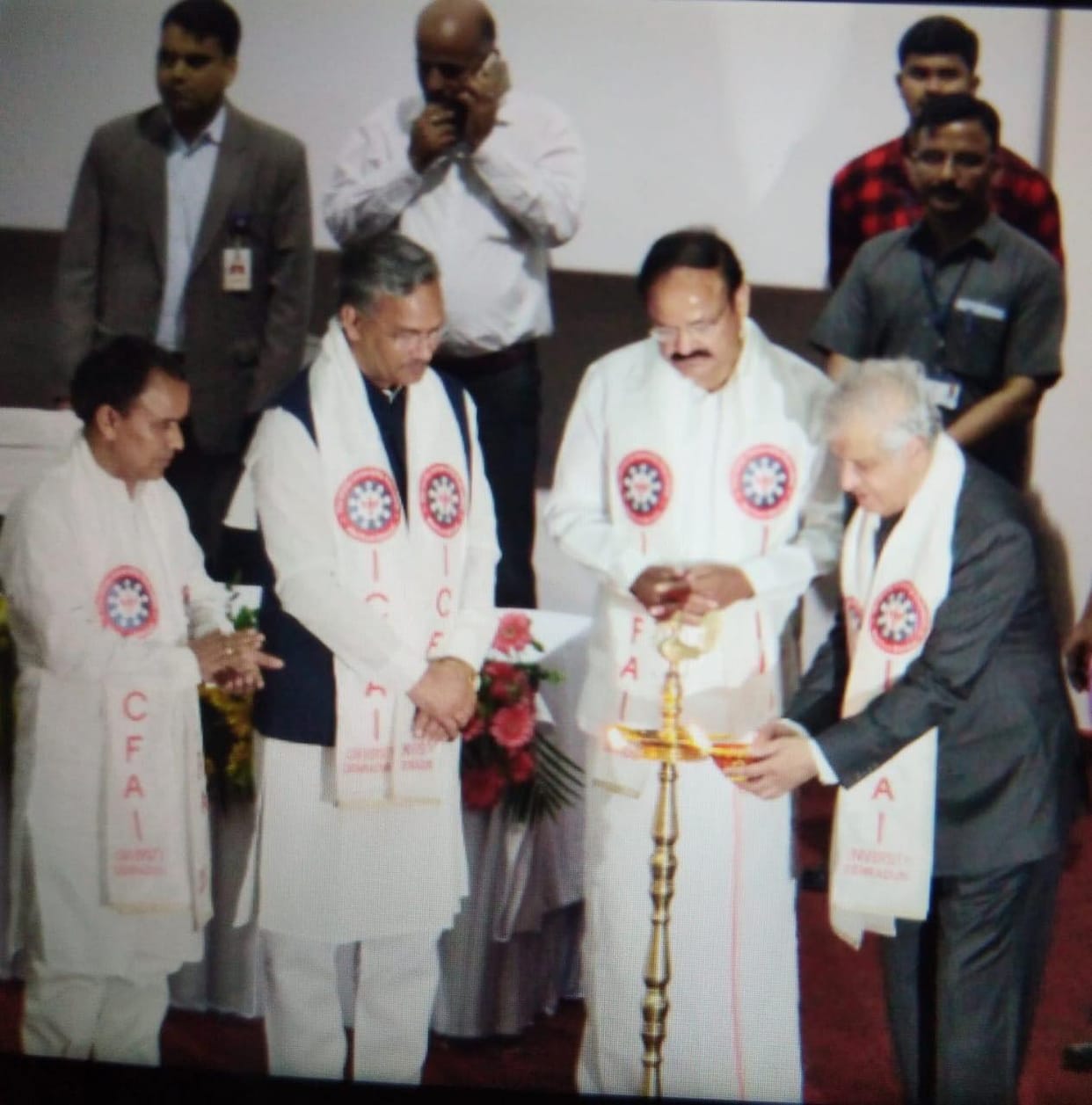 venkaiah naidu in ICFAI University convocation program
