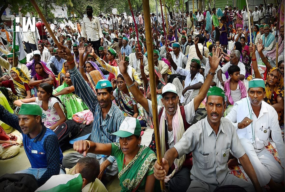 Ahead of Madhya Pradesh elections farmers organization started to campaign against 112 MLAs