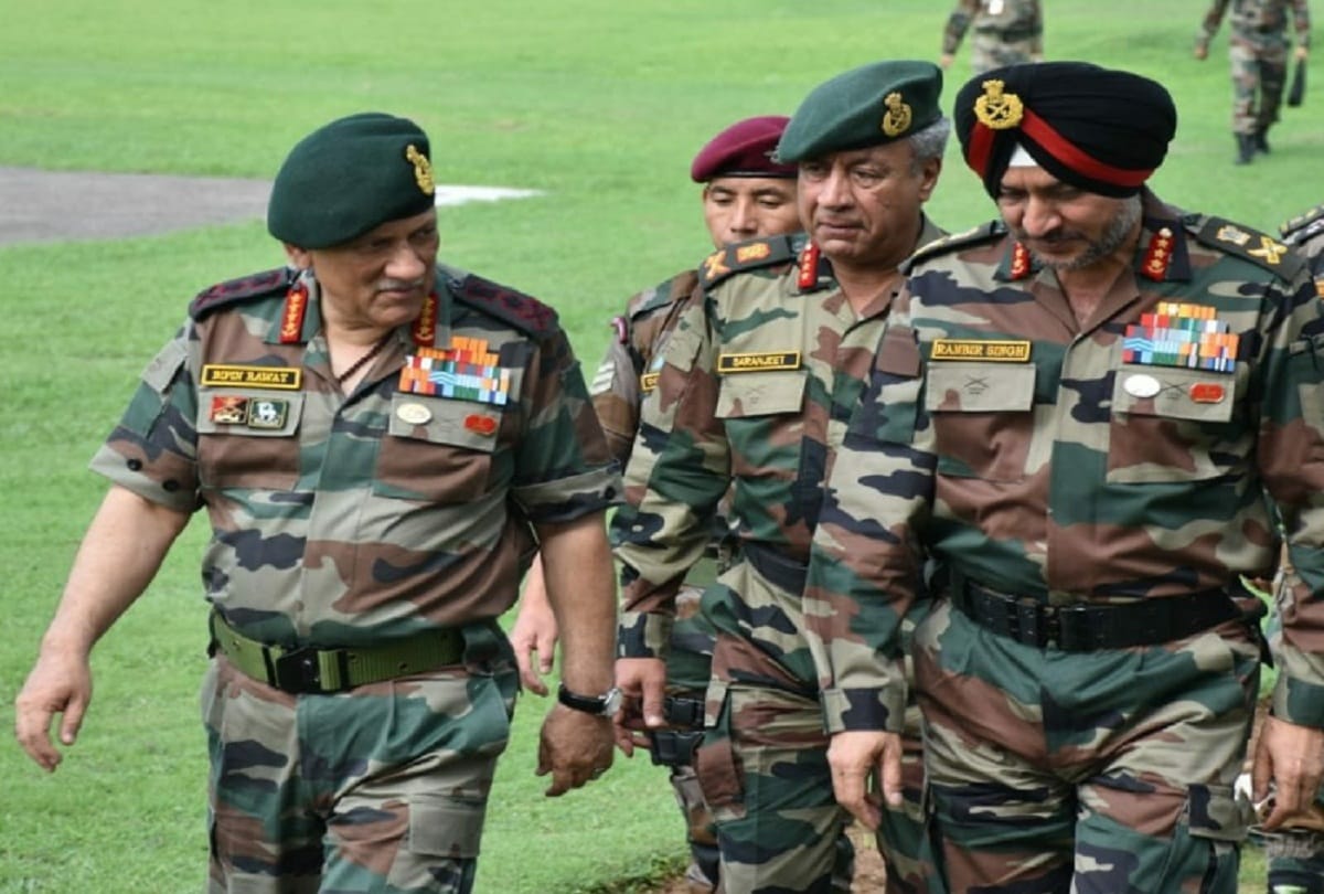 Army Chief General Bipin Rawat visited Forward Post in North Kashmir