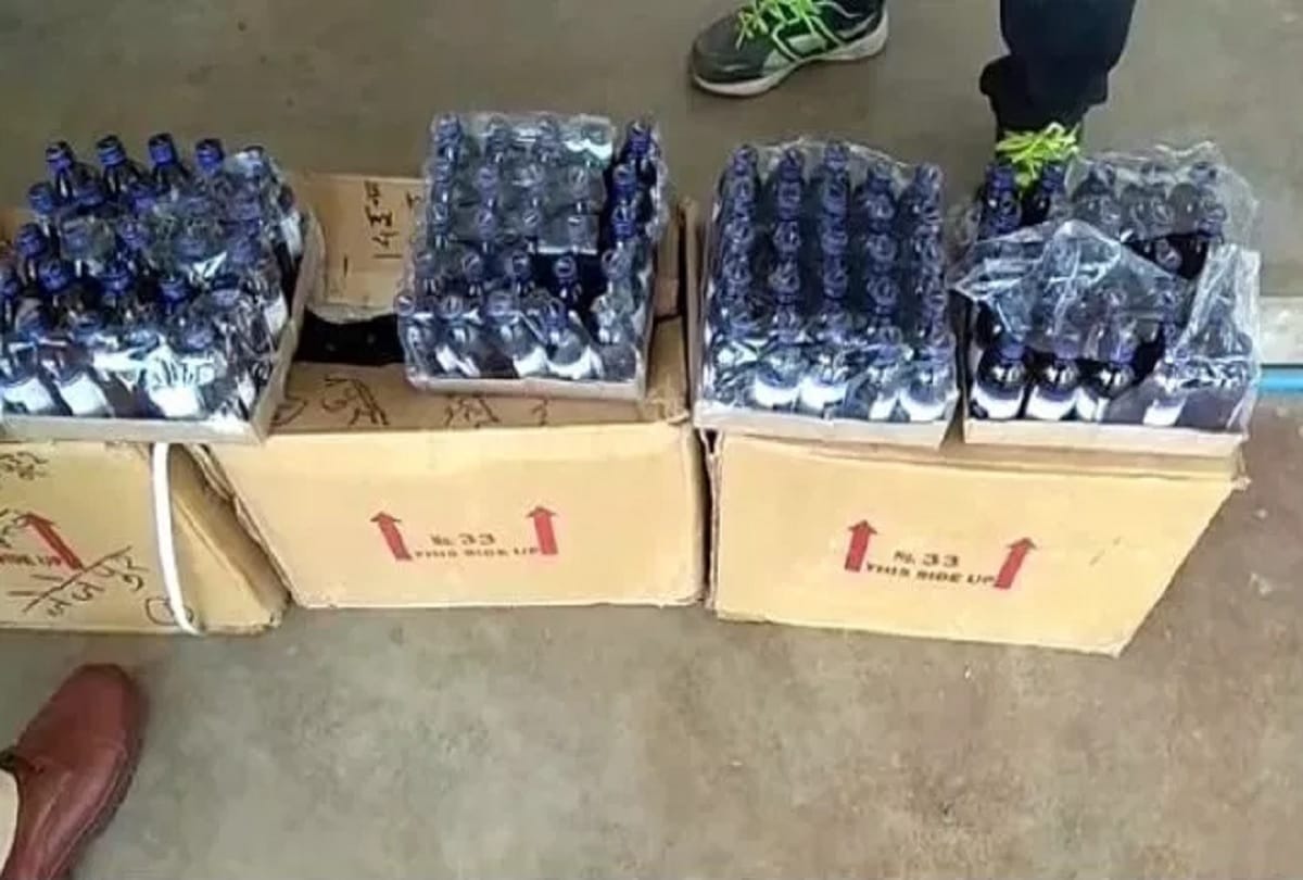police and Health department raids on Godown huge banned Drug caught