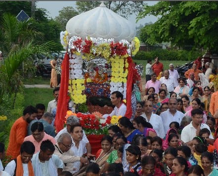 Bhagwan Jagannath rath yatra takes place in city