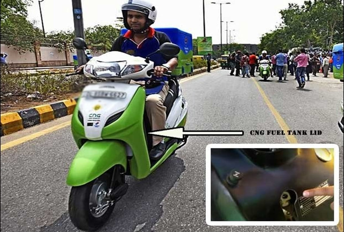 first CNG scooter in Kanpur