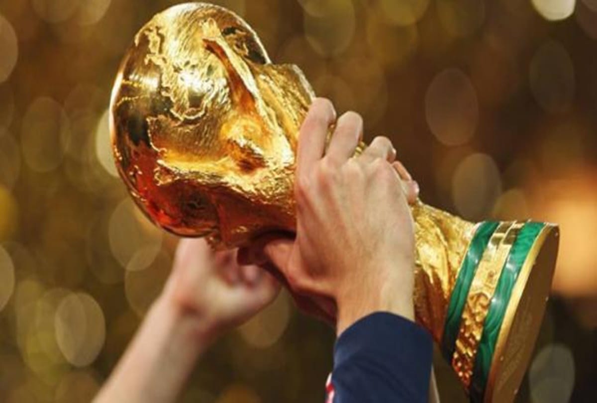 FIFA WORLD CUP 2018 FINALS: The Trophy has arrived at Moscow's Luzhniki Stadium