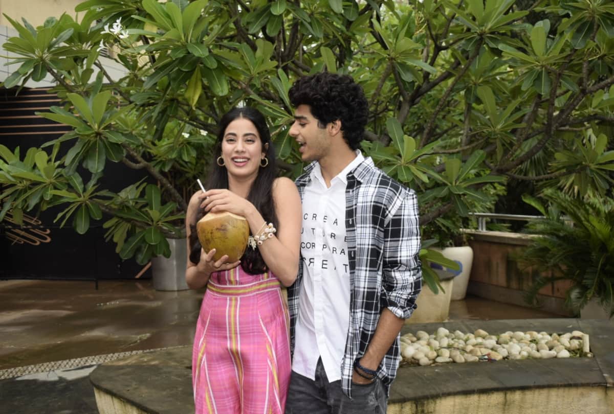 before release of Dhadak Monsoon Masti of Jhanvi Kapoor and Ishaan Khattar in mumbai