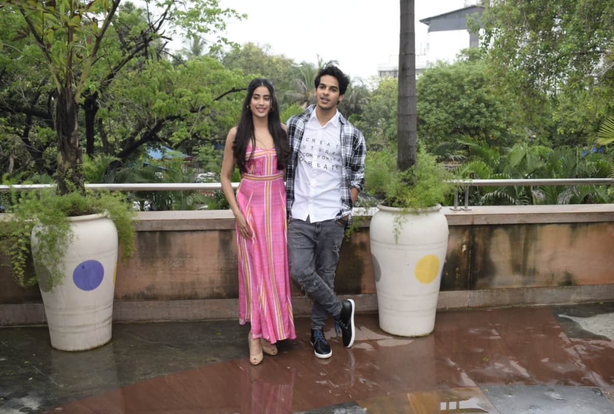 before release of Dhadak Monsoon Masti of Jhanvi Kapoor and Ishaan Khattar in mumbai