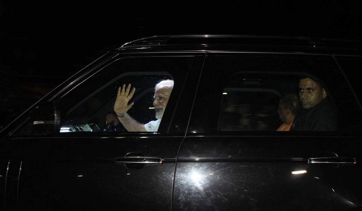 PM modi historical rally in bhu today