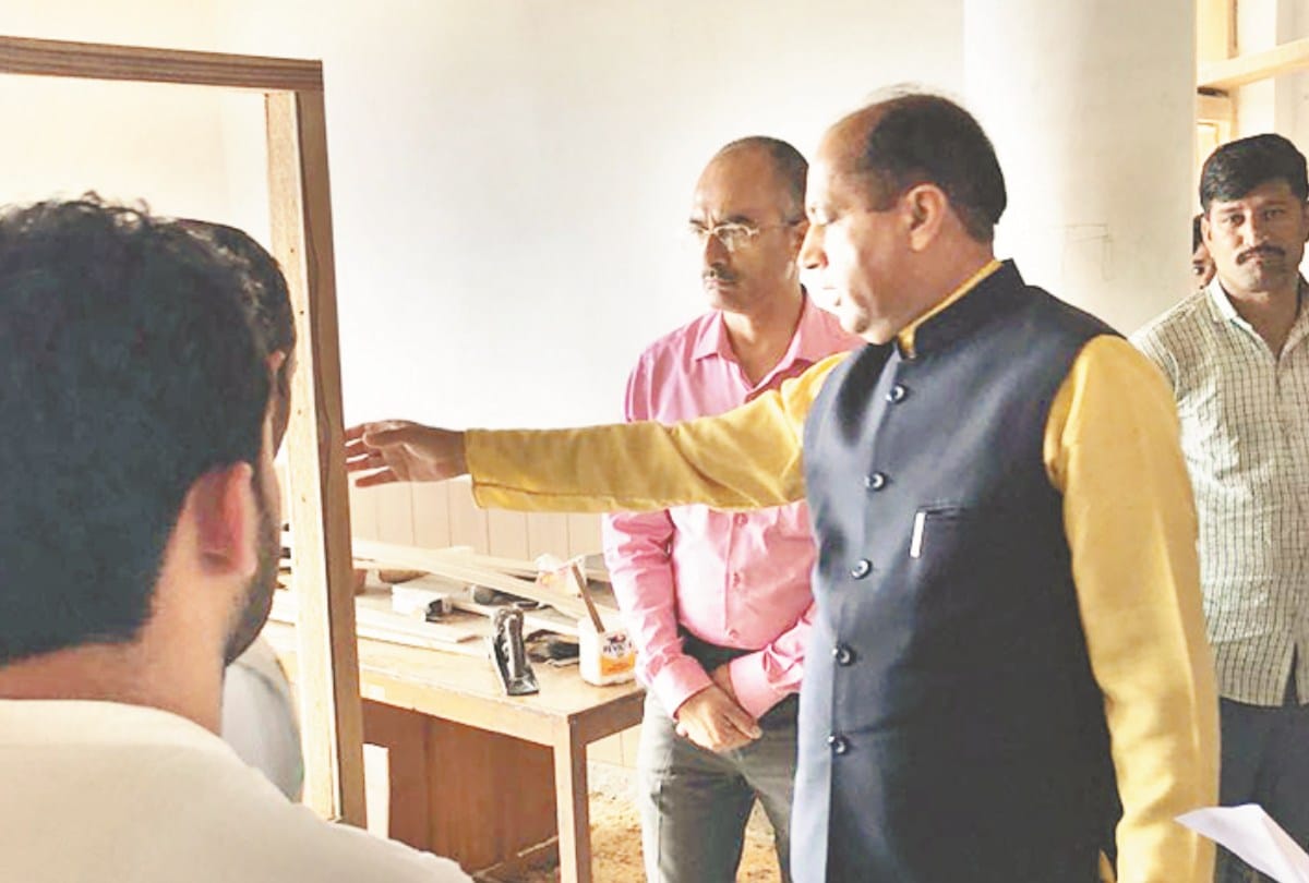 cm jairam thakur reached office on sunday