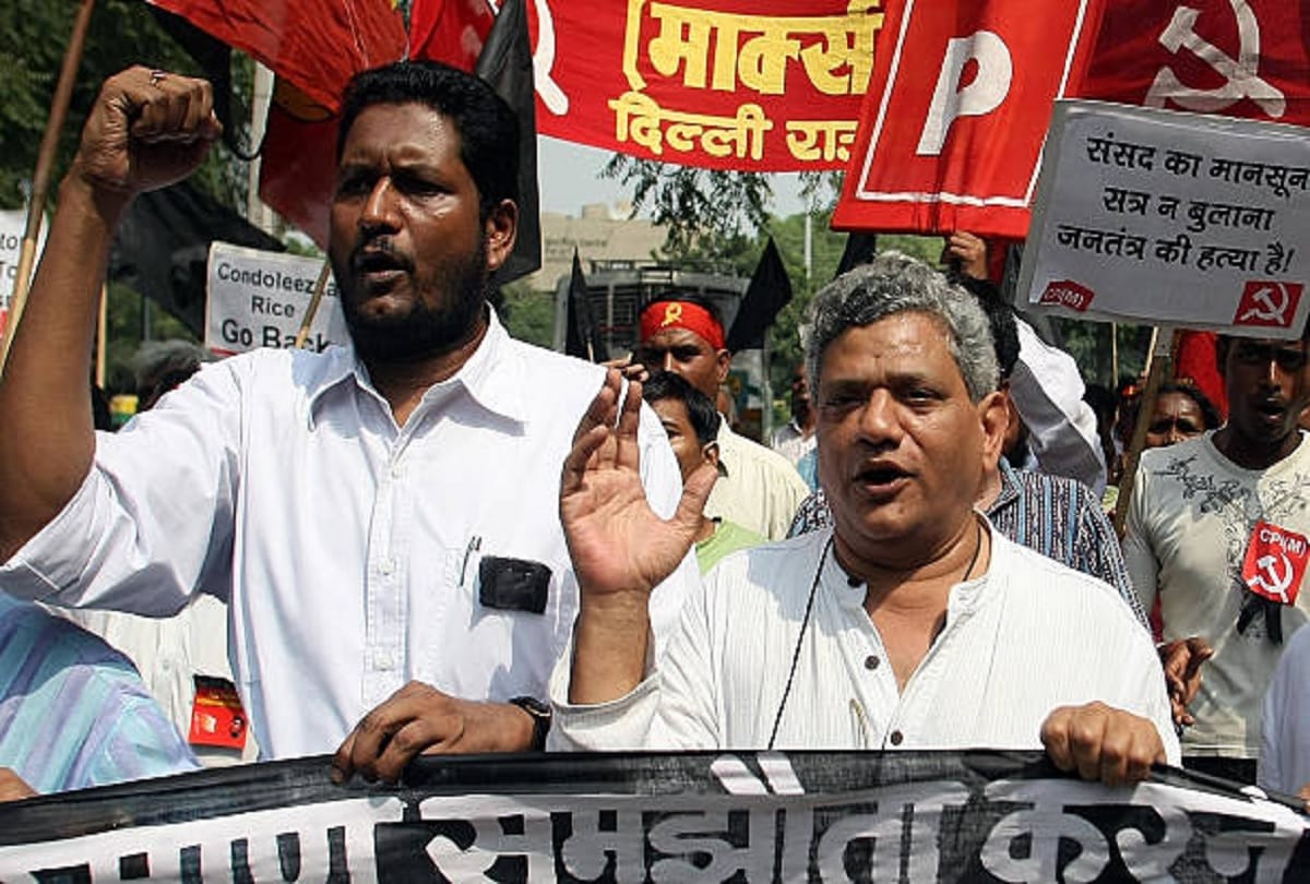 Left parties will protest in front of Parliament House