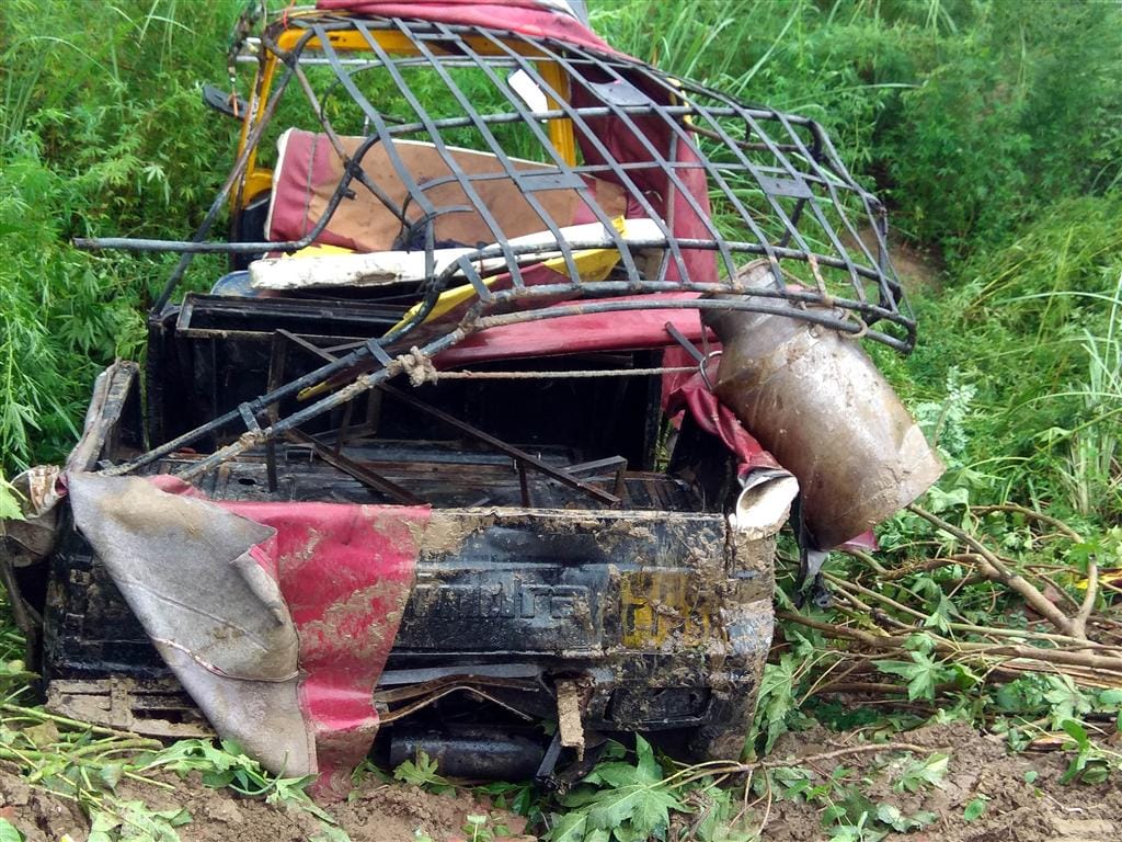 Bus collied with Tempo two peoples died