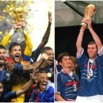 Comparing the French Champions of 98 to the winners of 2018