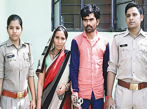 Arrested with husband's killer wife