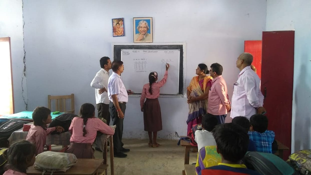परिषदीय विद्यालयों का हुआ निरीक्षण