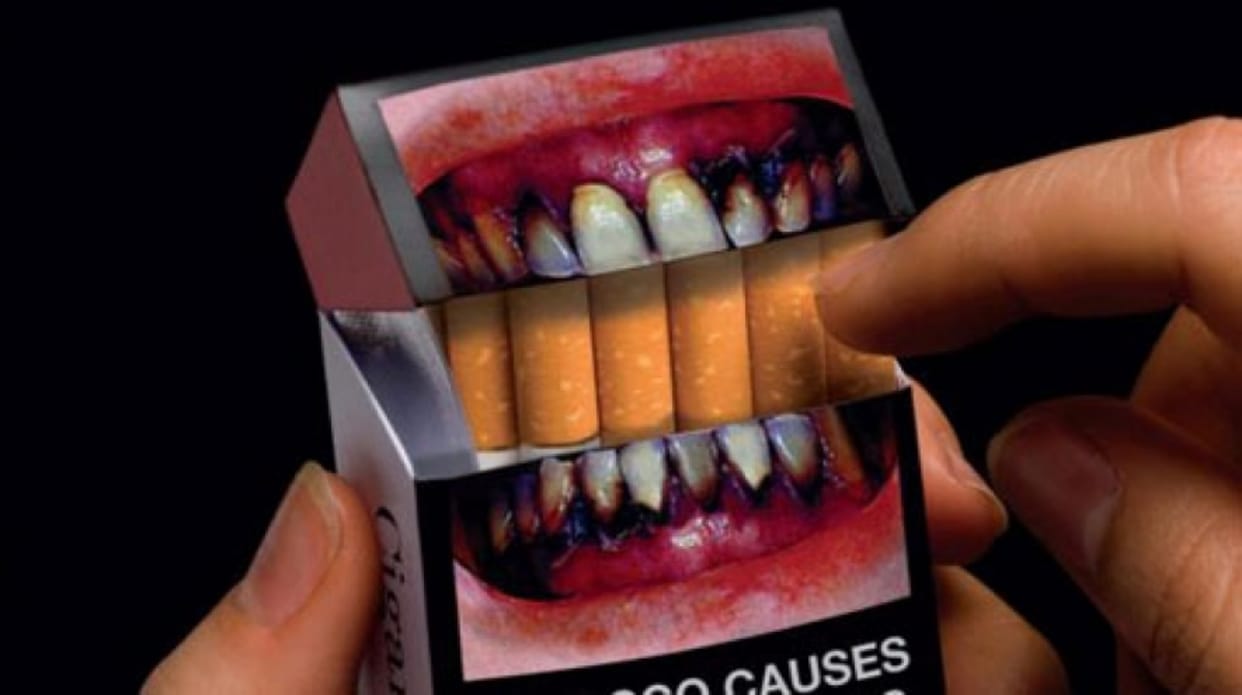 Now 85 percent of warning will seen on pack of cigarettes