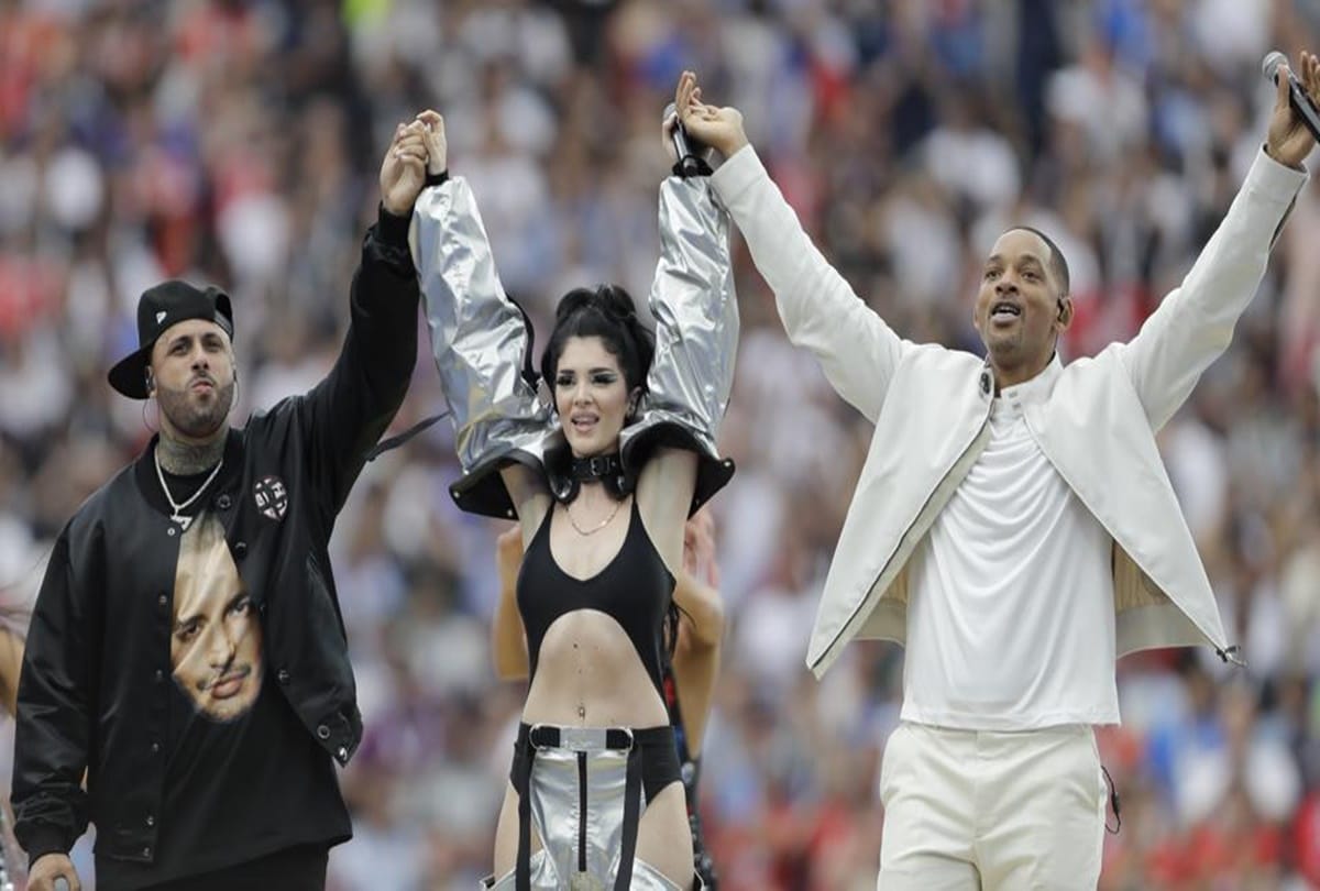 Closing ceremony of fifa world cup 2018 form Moscow 