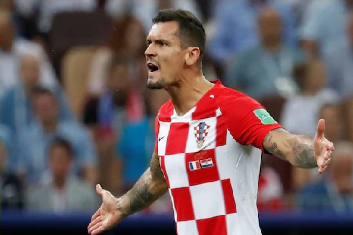 Dejan Lovren Lost control during the final of fifa world cup 2018