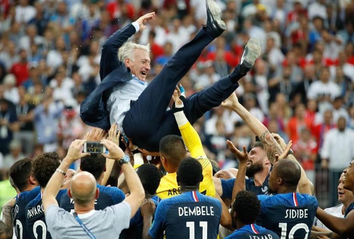 French coach Didier Deschamps became third man to win fifa world cup as coach and player 