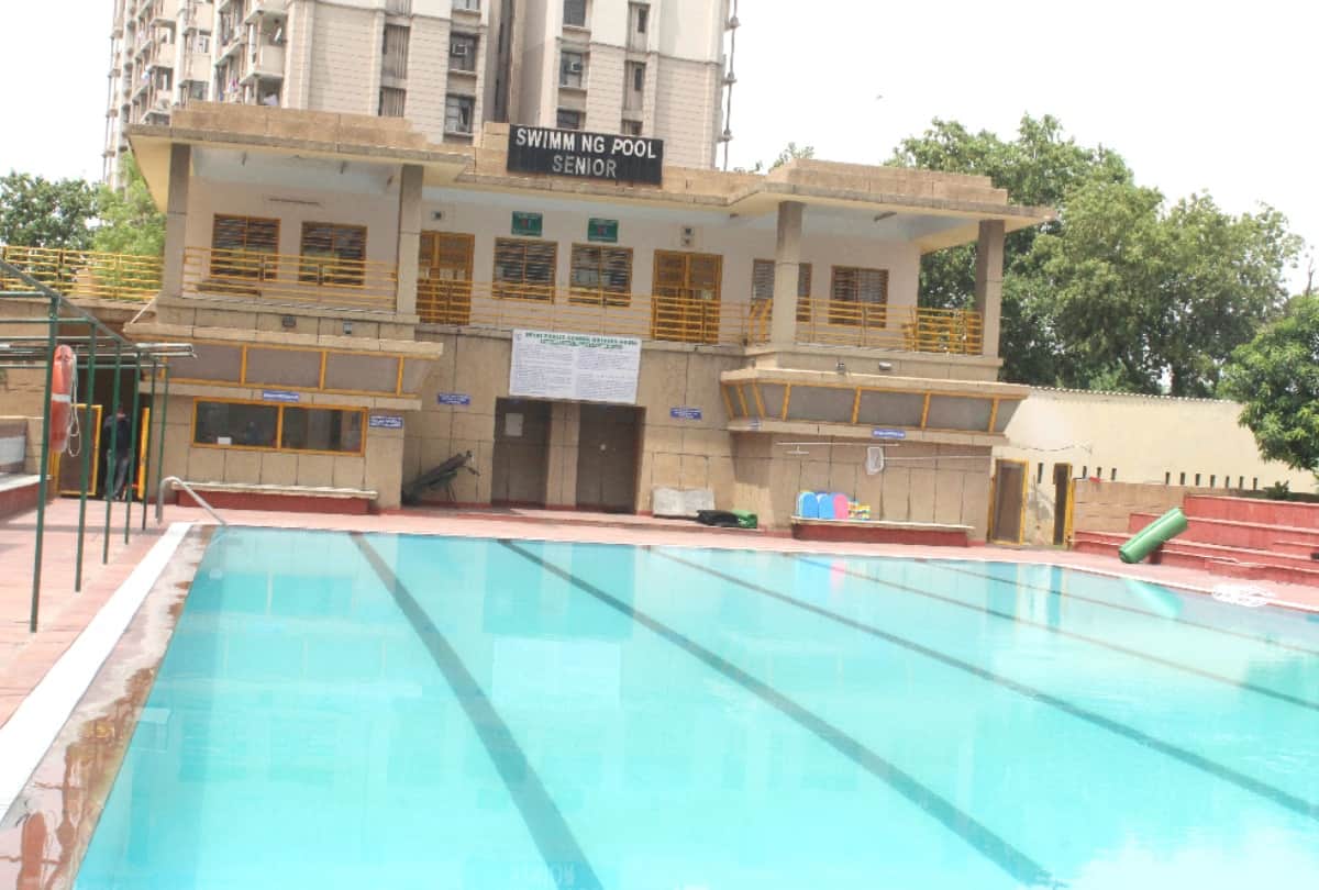 minor girl sexual assault Behind the pillar of swimming in dps school at Greater Noida