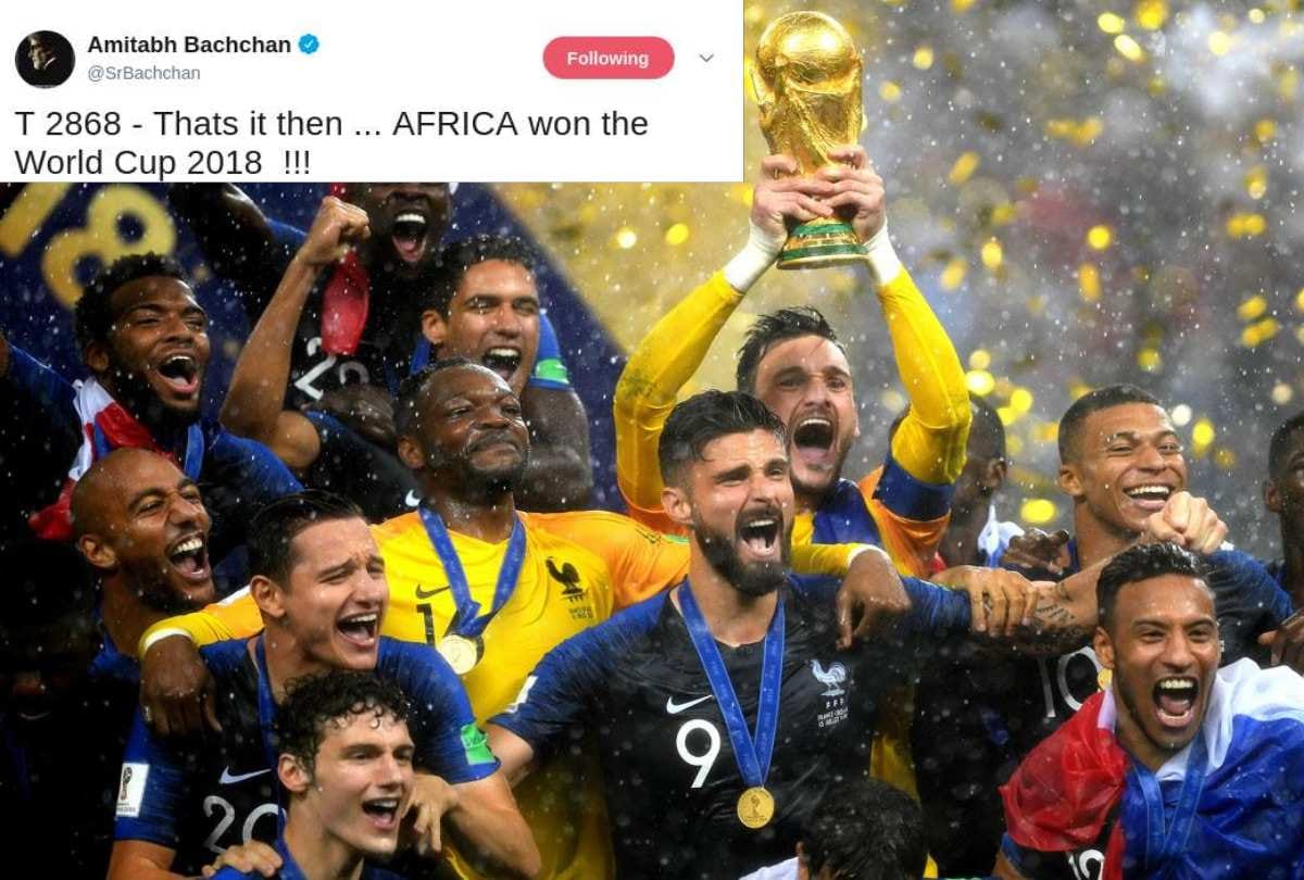 Amitabh Bachchan Trolled For His Misinterpreted Tweet On FIFA World Cup Final 2018