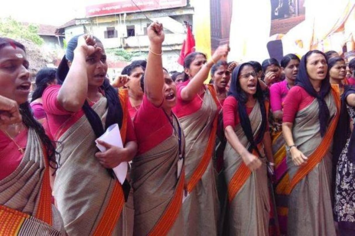  After a long struggle women in Kerala got right to sit